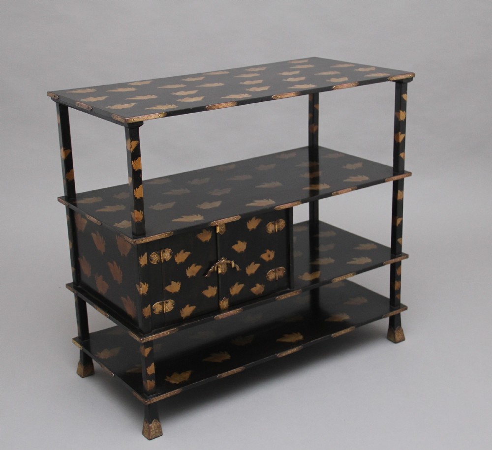 19th Century Japanese lacquered cabinet View II