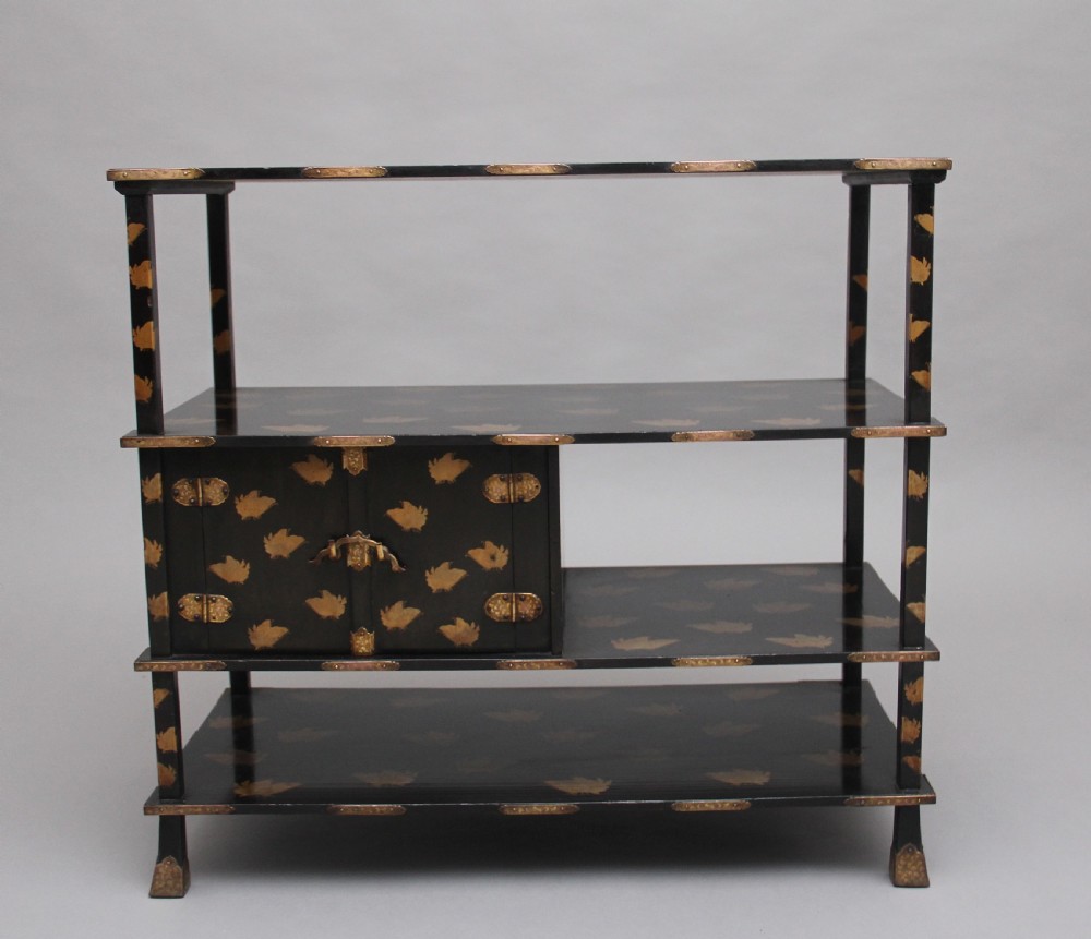 19th Century Japanese lacquered cabinet View III