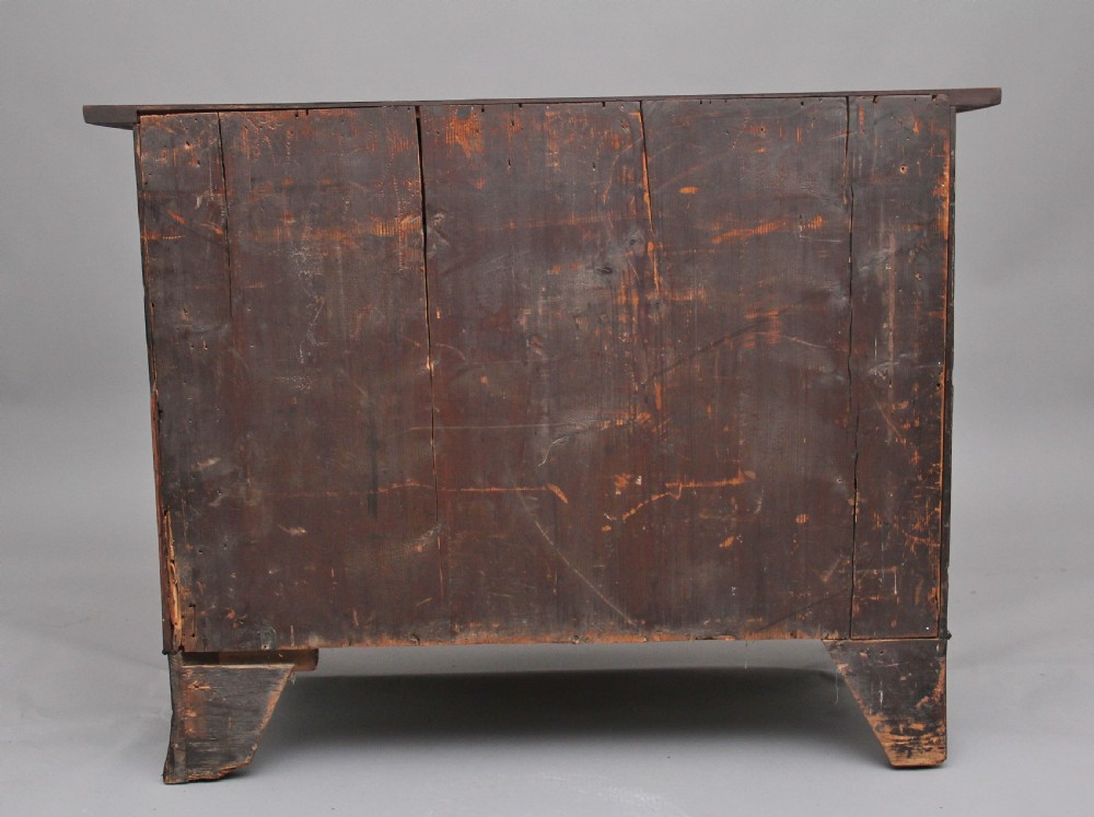 18th Century mahogany serpentine chest View V