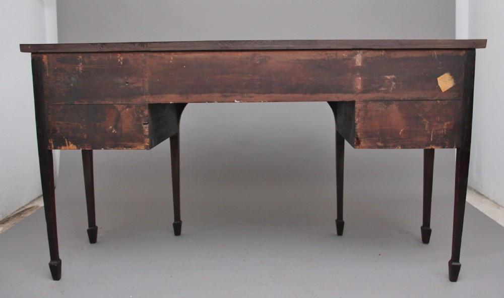 Early 19th Century inlaid mahogany bow front sideboard  View IV