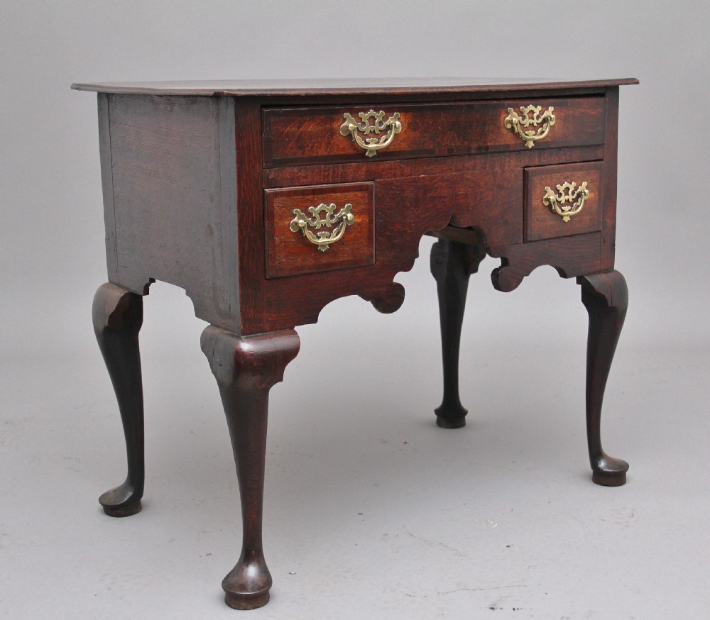 18th Century oak lowboy View II