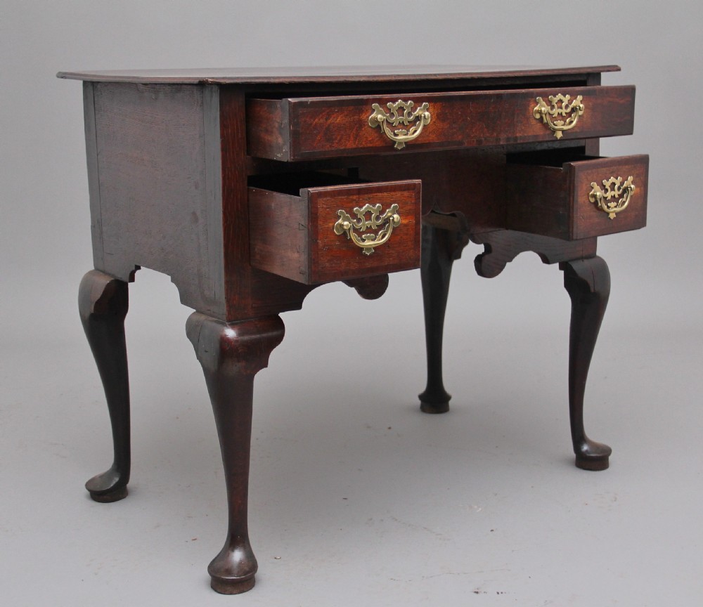 18th Century oak lowboy View III