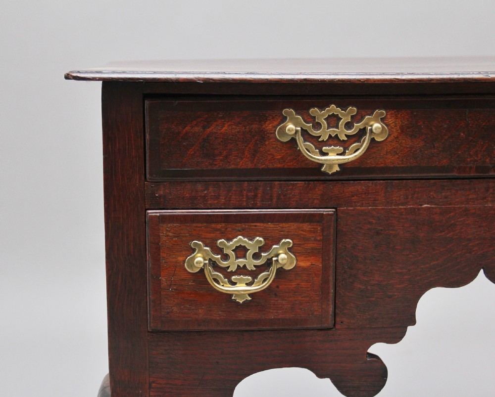 18th Century oak lowboy View IV