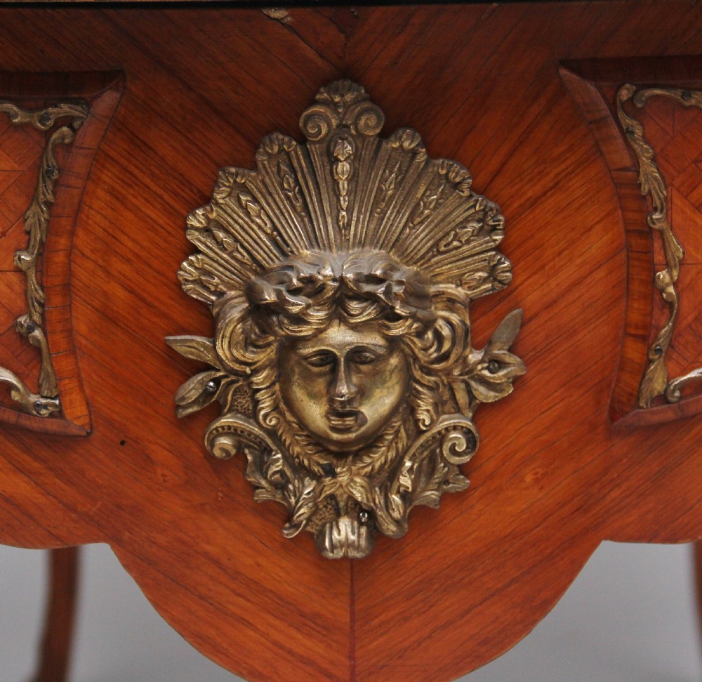 Early 20th Century French Kingwood bureau plat View VII