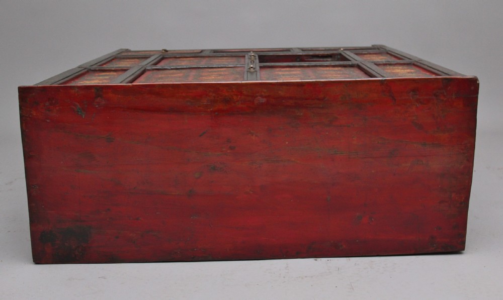 19th Century painted Tibetan side cabinet View VIII