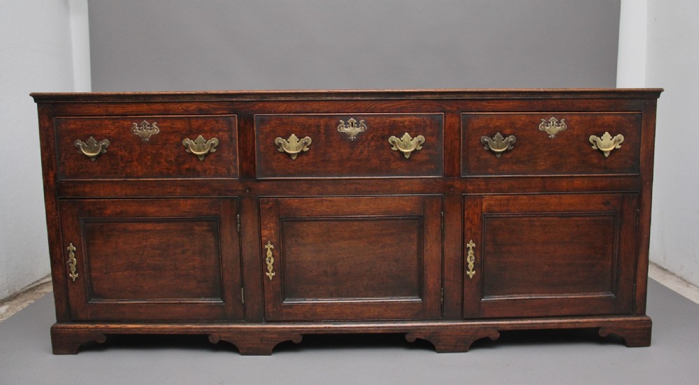 18th Century oak dresser base