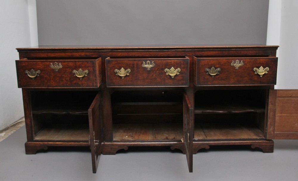 18th Century oak dresser base View III