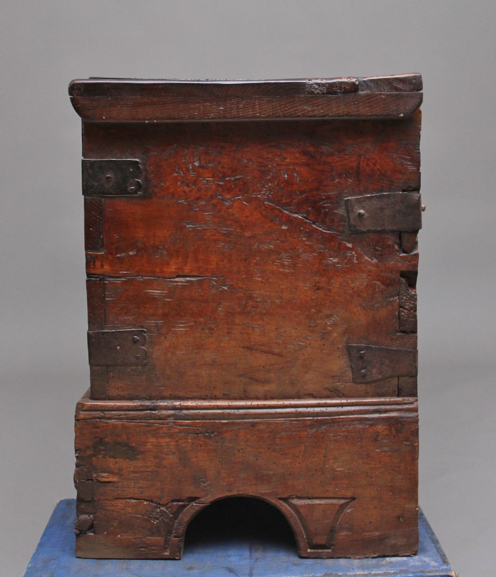 Large 17th Century walnut cassone  View III