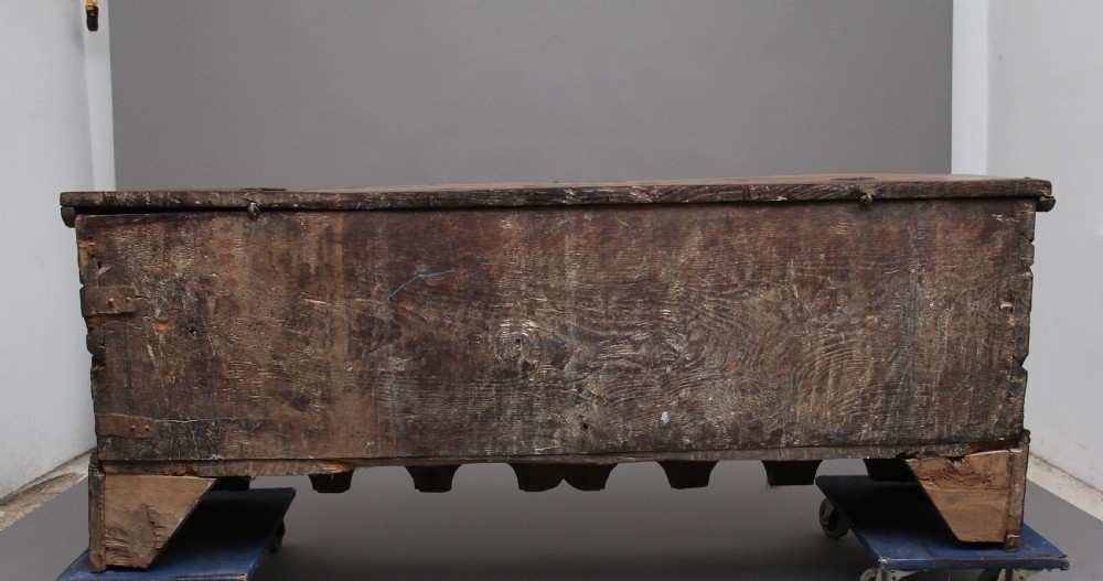 Large 17th Century walnut cassone  View IV