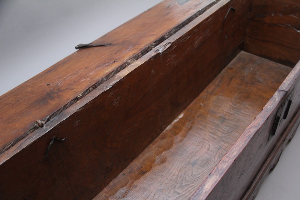 Large 17th Century walnut cassone  View VII