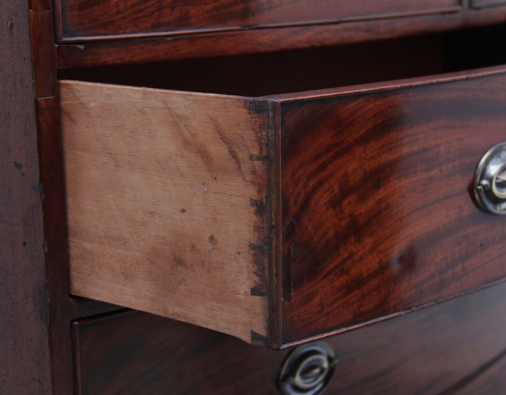 Early 19th Century mahogany bowfront chest View IX