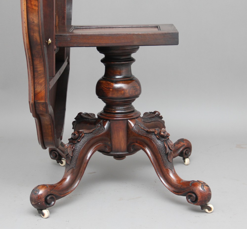 19th Century Victorian walnut breakfast table View VI