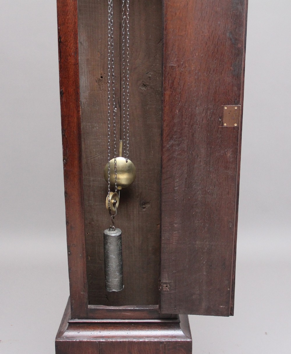 17th Century oak longcase clock View XI