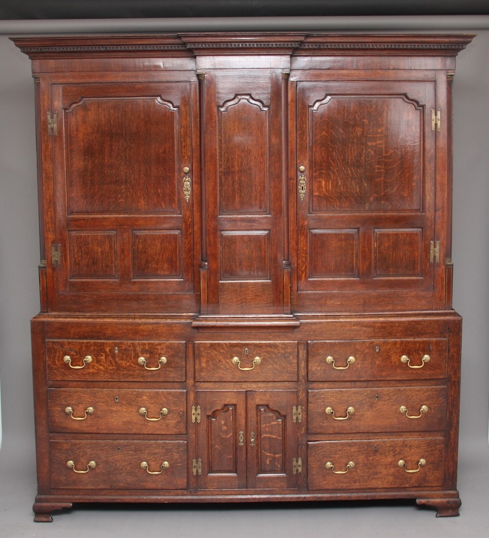 18th Century oak housekeepers cupboard