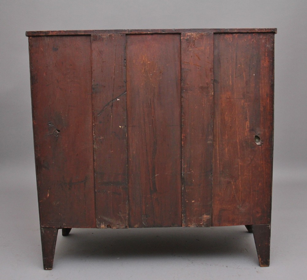 Early 19th Century mahogany bowfront chest View V