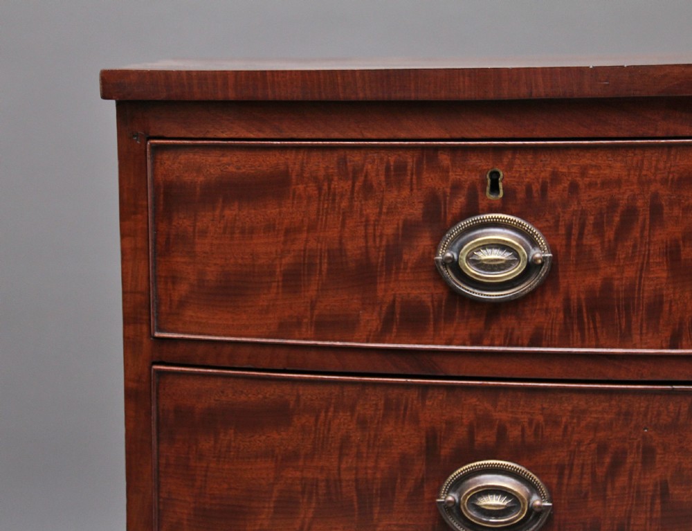 Early 19th Century mahogany bowfront chest View VIII