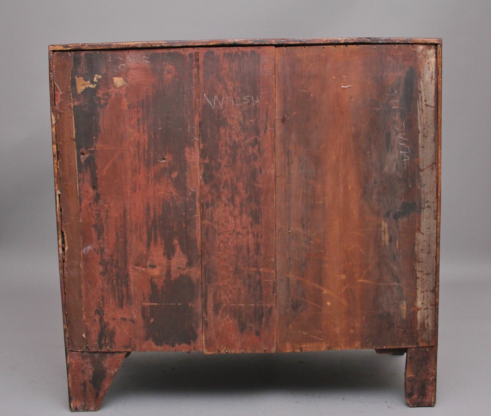 Early 19th Century mahogany bowfront chest View V