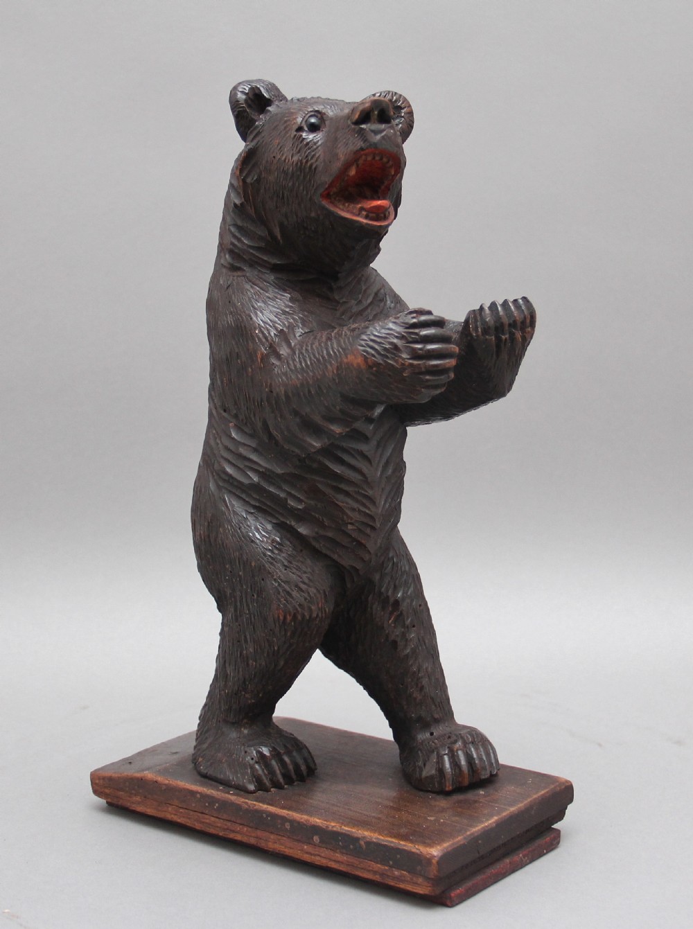 19th Century Black Forest carved bear
