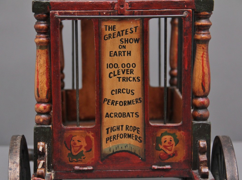 Early 20th Century model of a circus wagon View VII