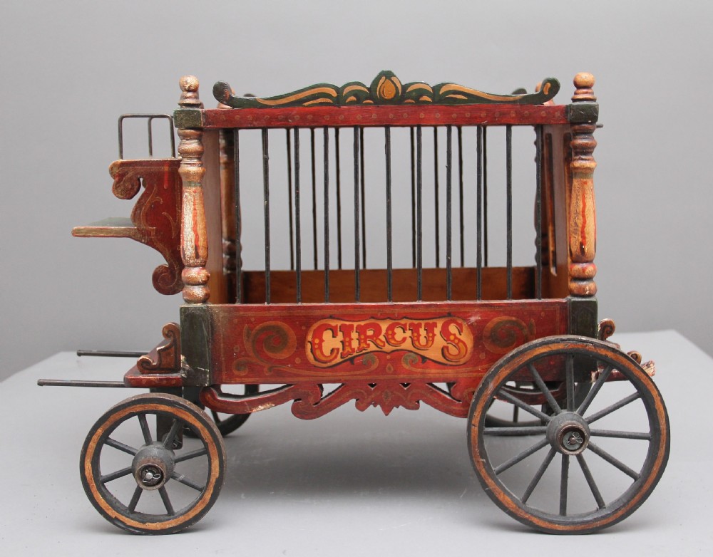 Early 20th Century model of a circus wagon View VIII