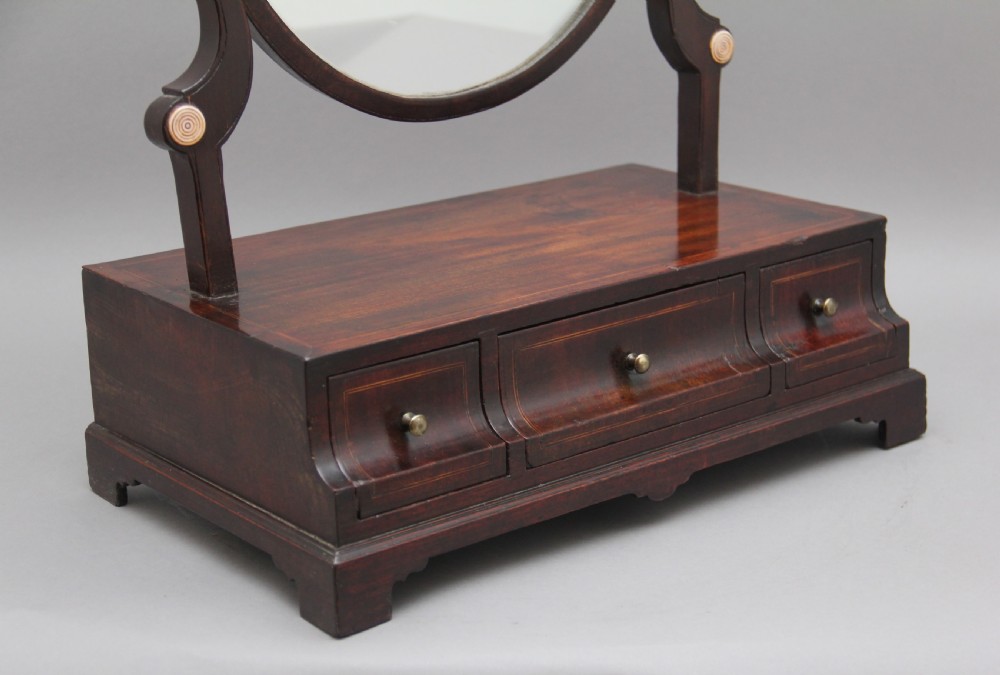 Early 19th Century mahogany dressing mirror View III