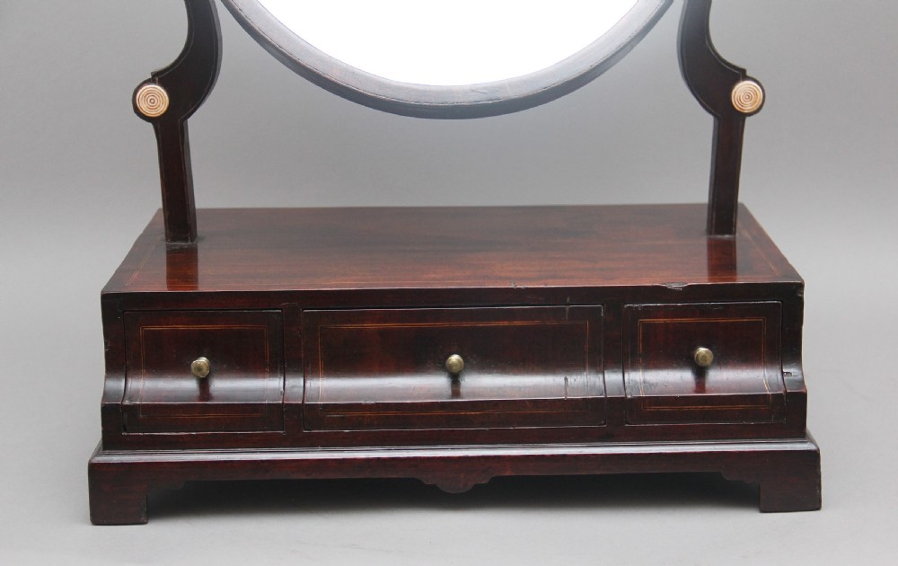 Early 19th Century mahogany dressing mirror View V