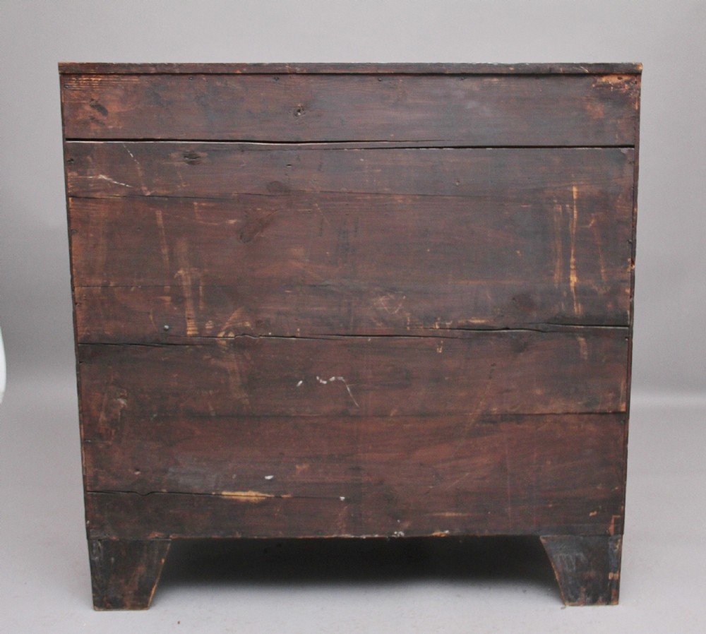 Early 19th Century mahogany bowfront chest View V