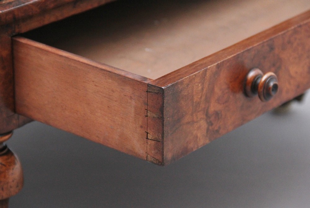 19th Century burr walnut Canterbury View X