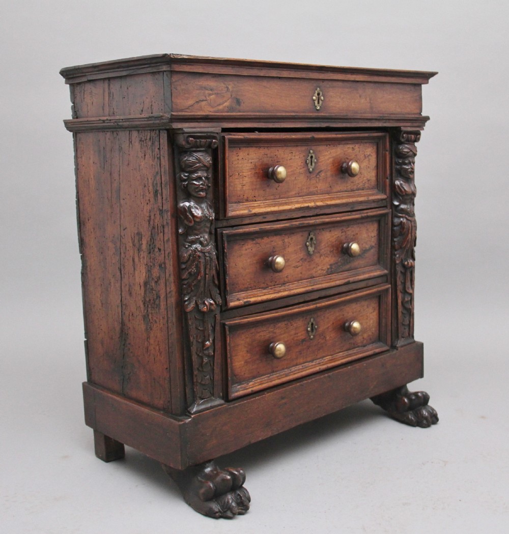 17th Century Italian walnut chest View II
