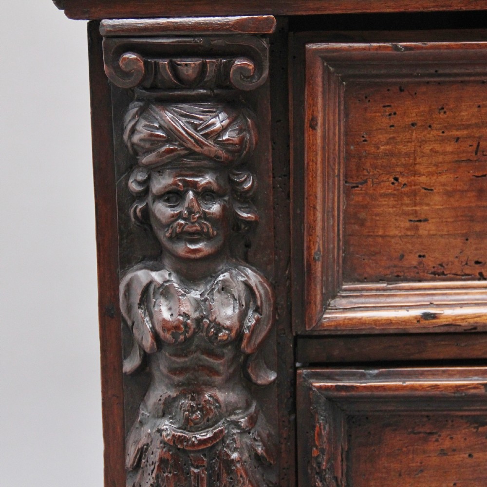 17th Century Italian walnut chest View X