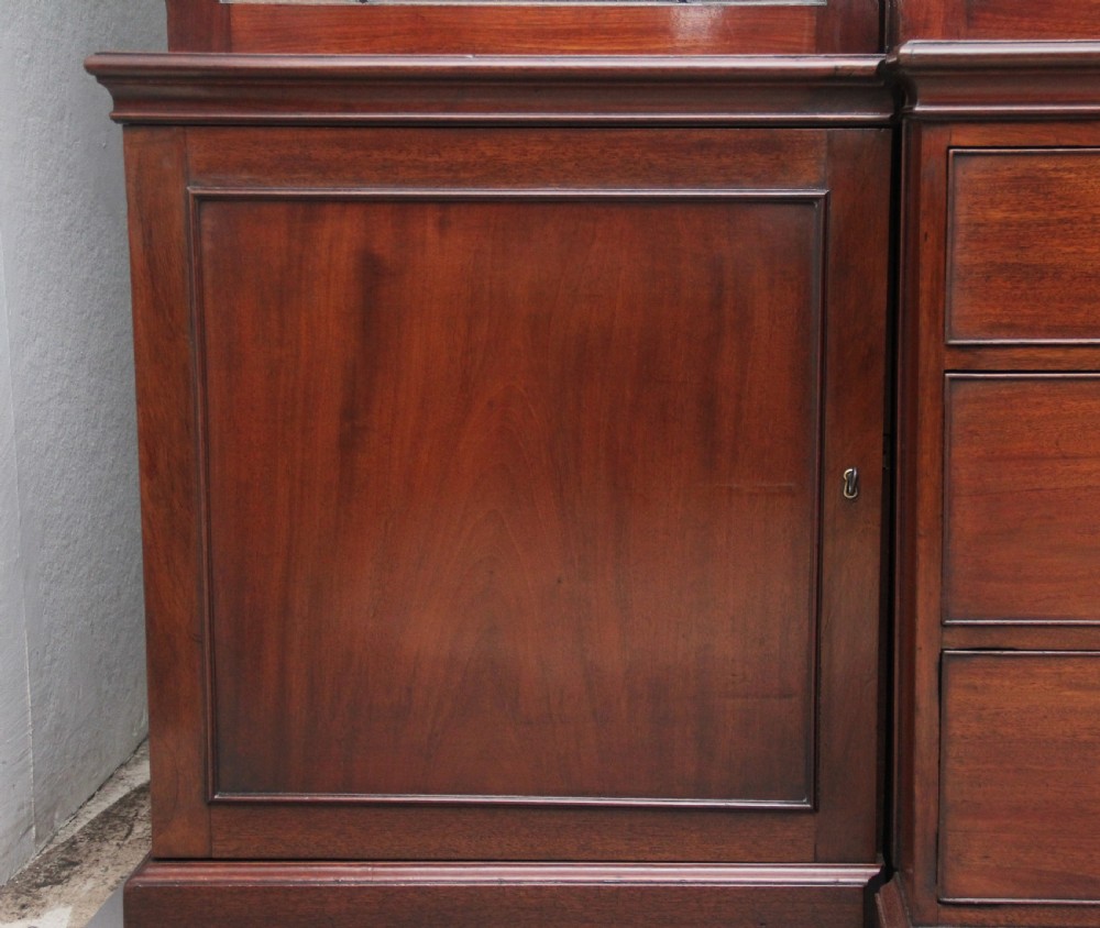 Early 19th Century mahogany breakfront bookcase View VI