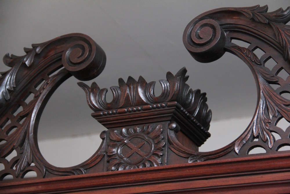 Early 19th Century mahogany breakfront bookcase View XI