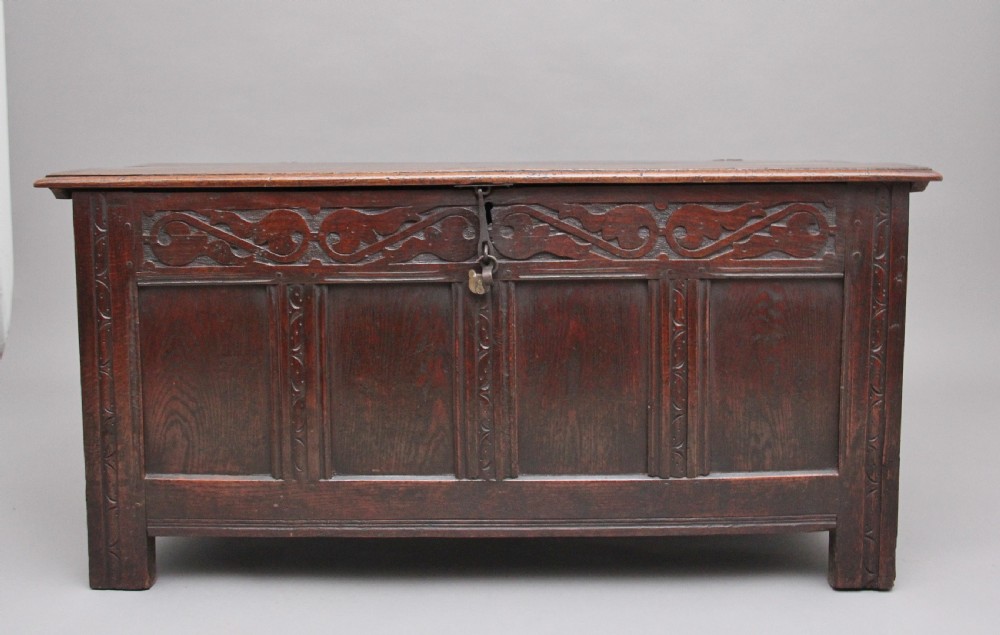 17th Century oak coffer