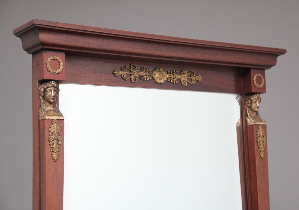 19th Century mahogany mirrored consul table  View III