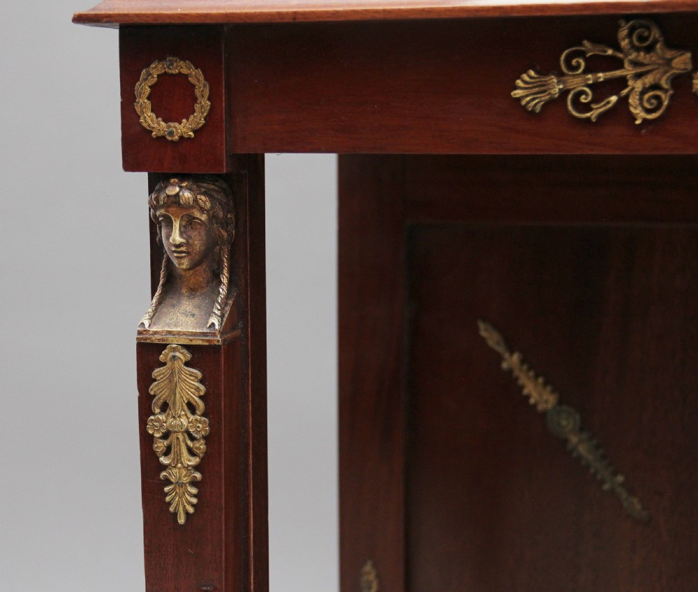 19th Century mahogany mirrored consul table  View XII