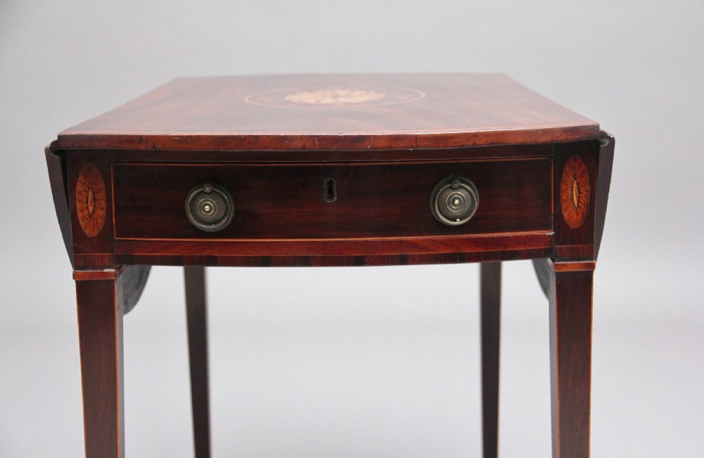 18th Century mahogany Pembroke table View X