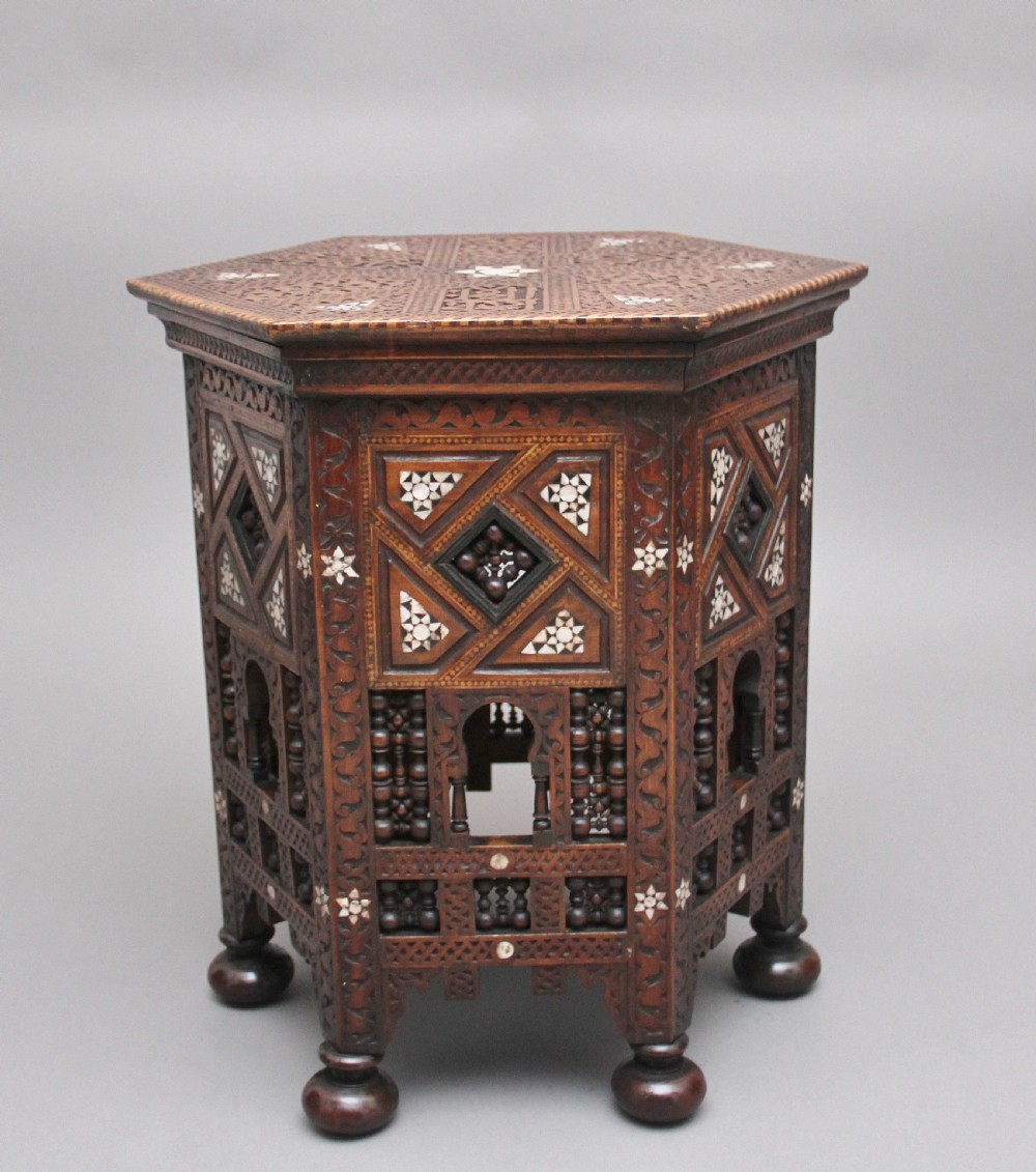 19th Century Moorish occasional table View II