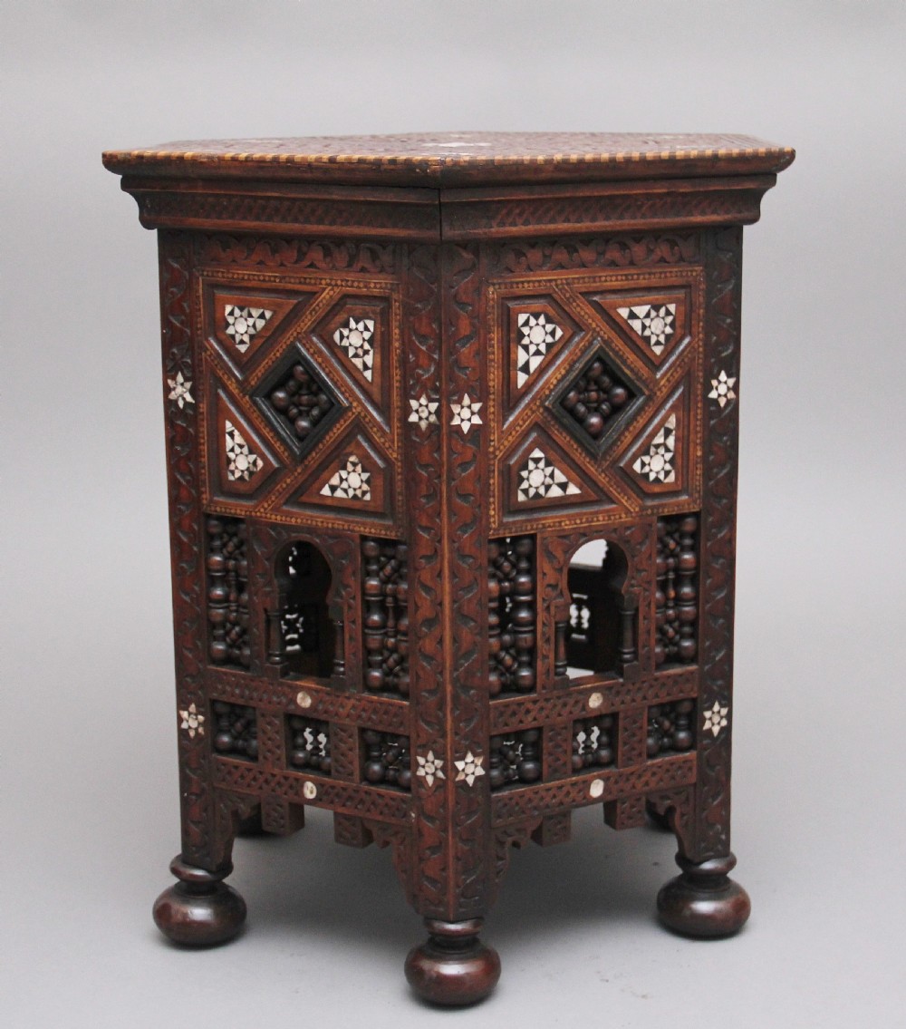 19th Century Moorish occasional table View IV