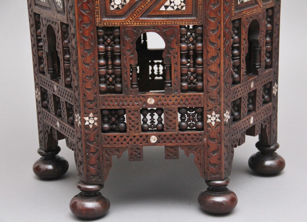 19th Century Moorish occasional table View VIII