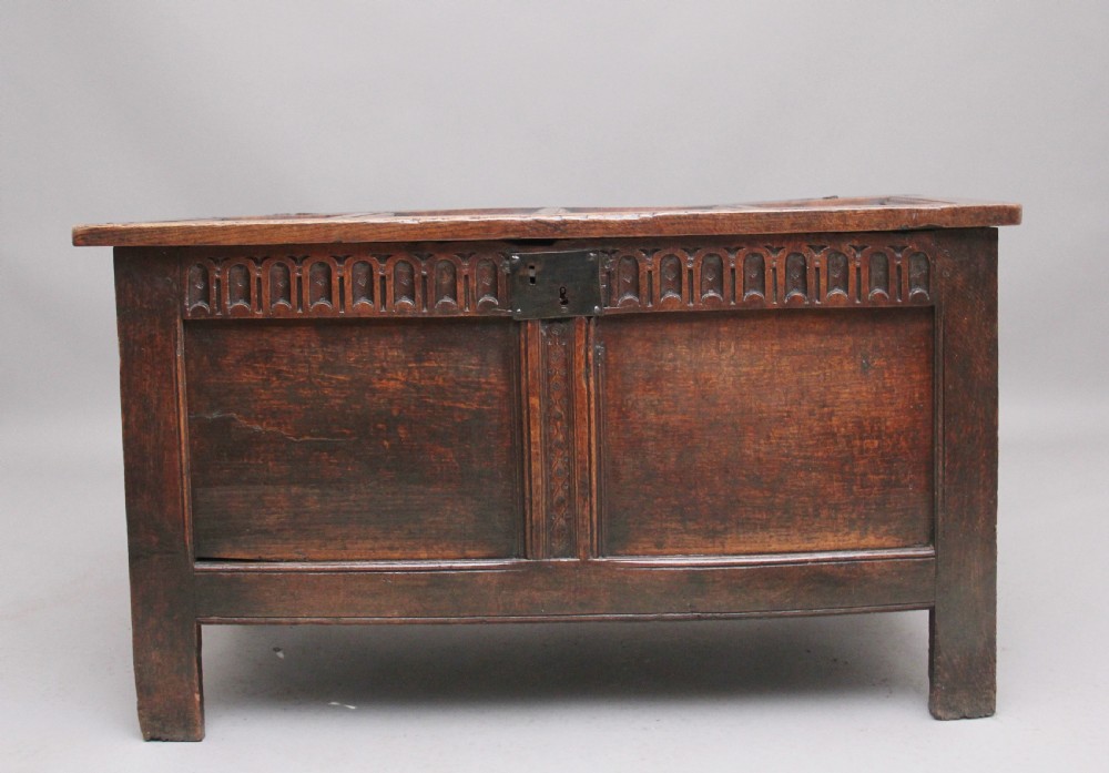 17th Century oak coffer