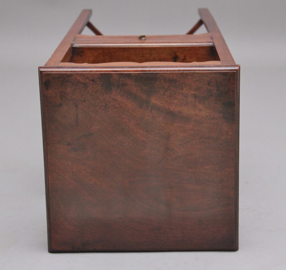 Early 19th Century mahogany bedside table View VII