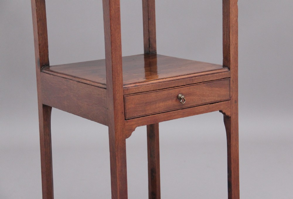Early 19th Century mahogany bedside table View VIII