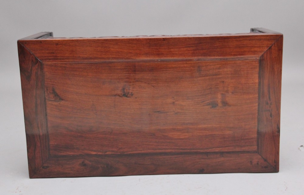 19th Century Chinese hongmu low coffee table View VI