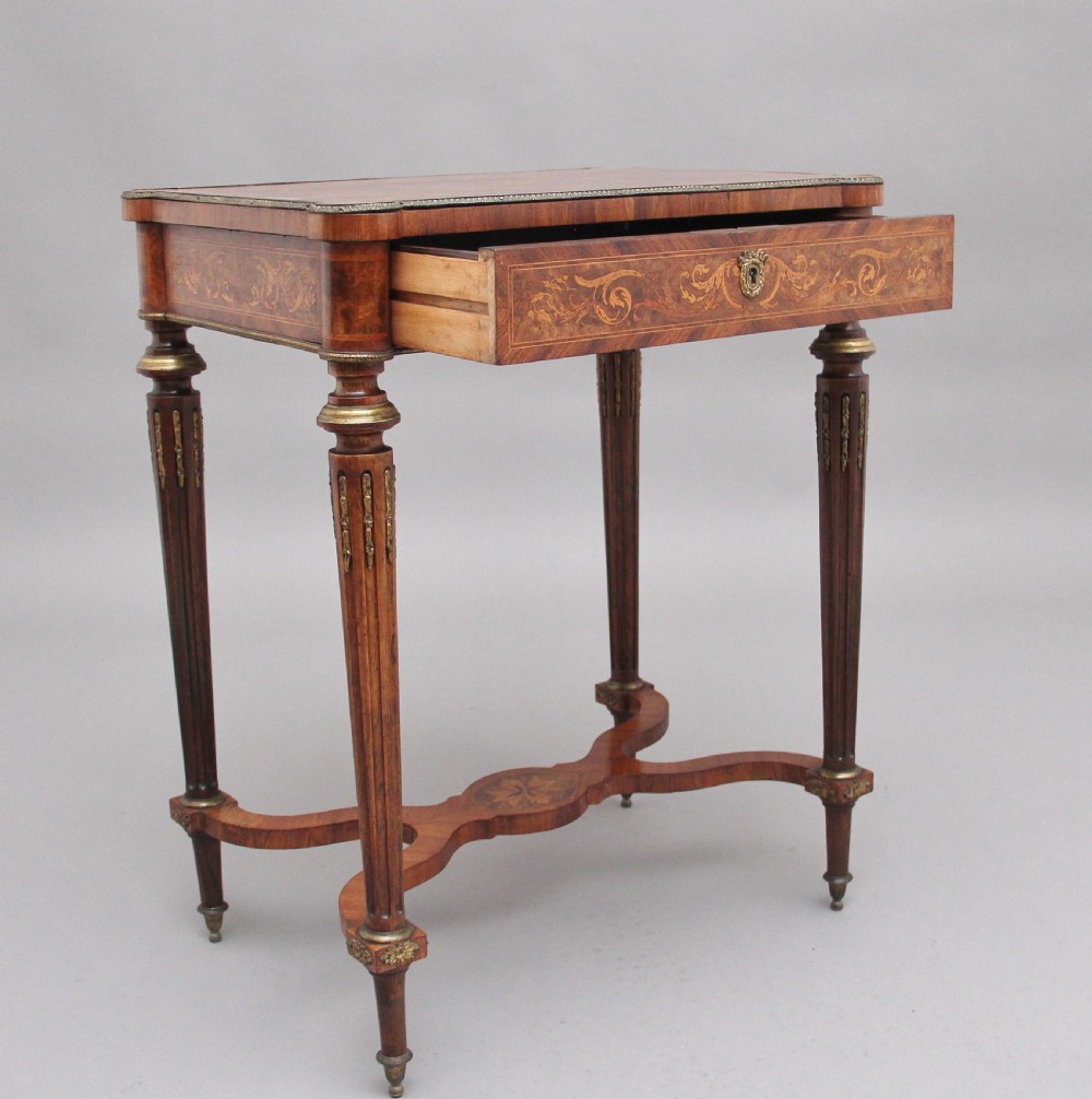 19th Century inlaid mahogany dressing table View IV