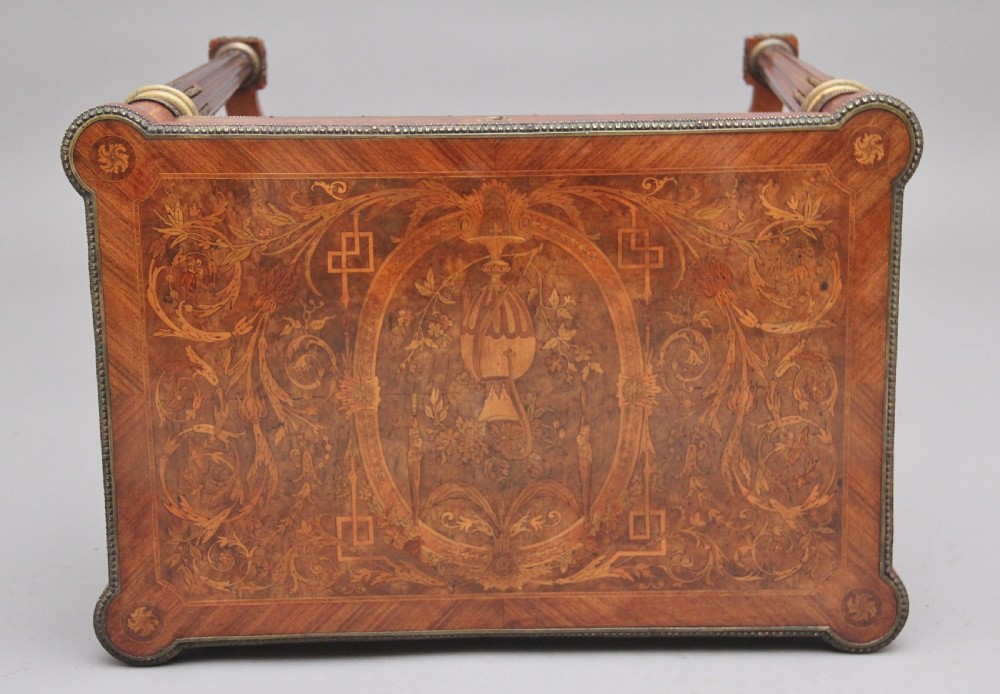 19th Century inlaid mahogany dressing table View VI