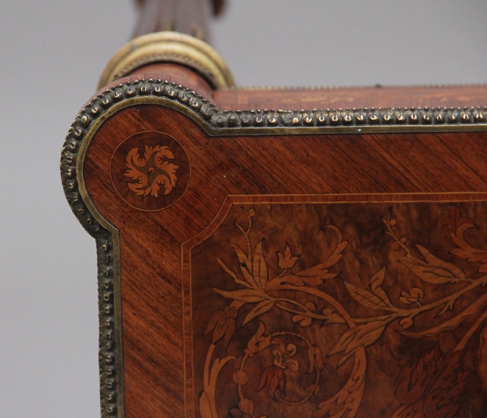19th Century inlaid mahogany dressing table View VII