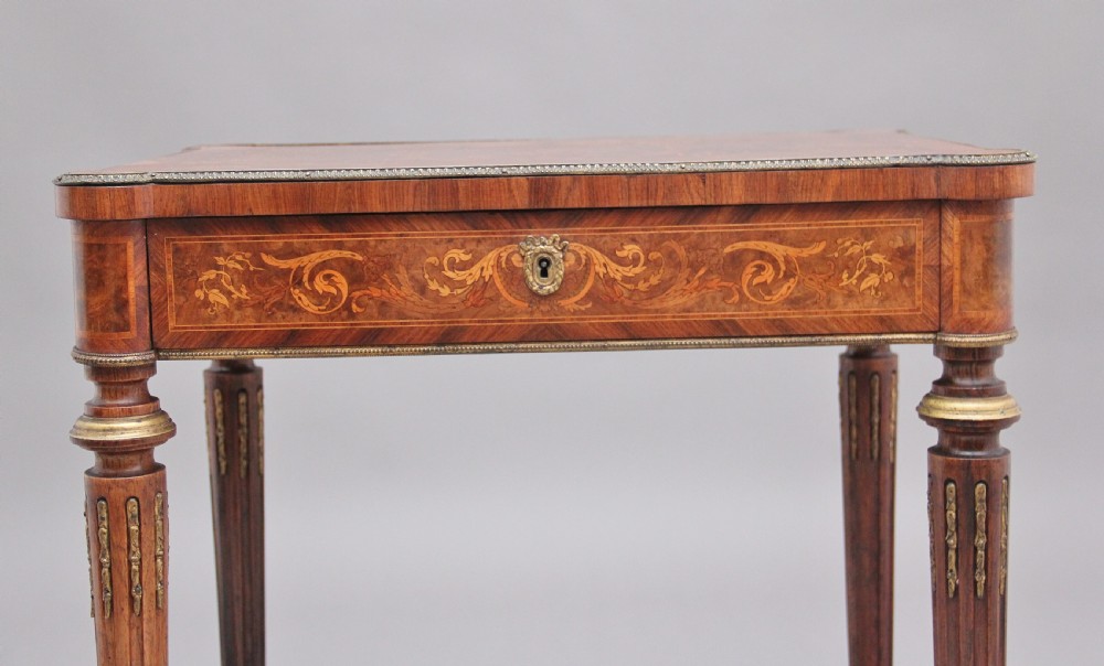 19th Century inlaid mahogany dressing table View XI