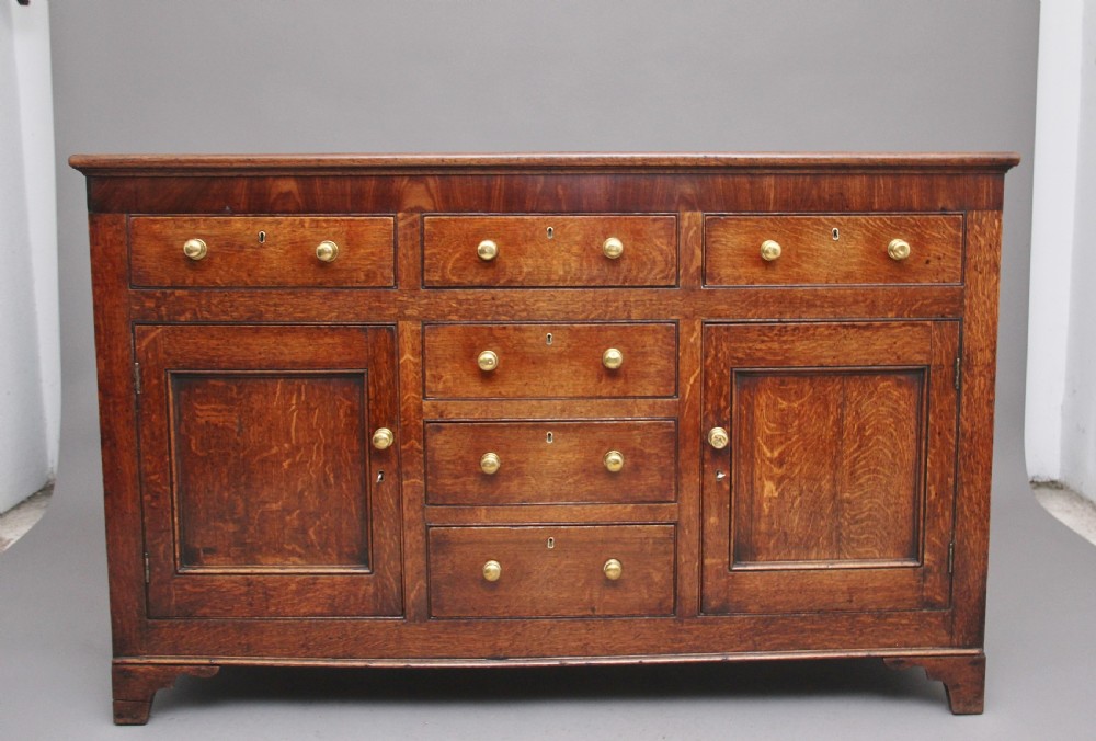 18th Century oak dresser base