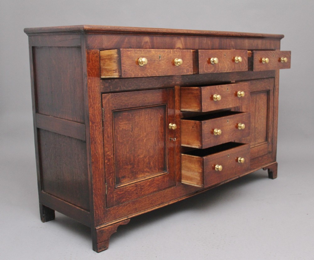 18th Century oak dresser base View V