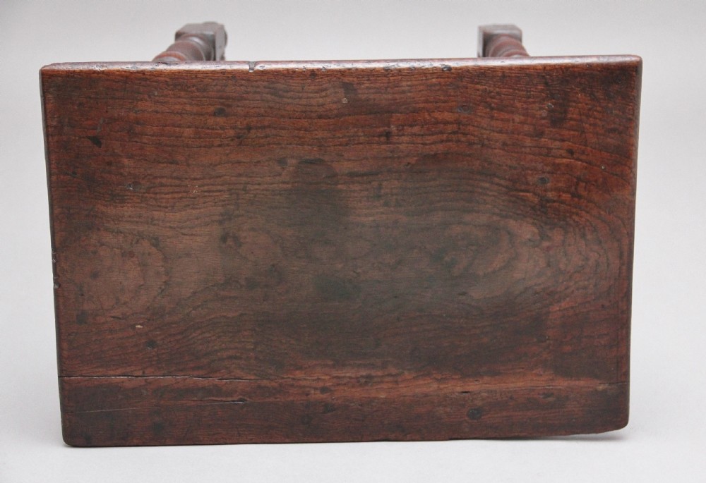 Early 18th Century oak stool View VI